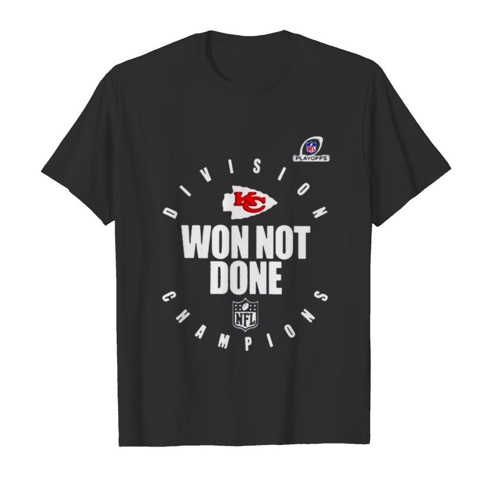 Kansas City Chiefs Division champions won not done NFL shirt