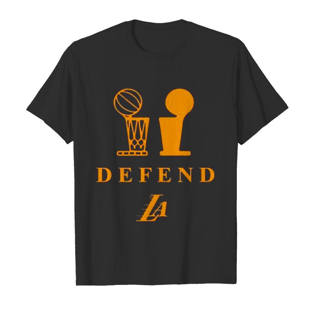 Lakers Trophy Defend  Classic Men's T-shirt