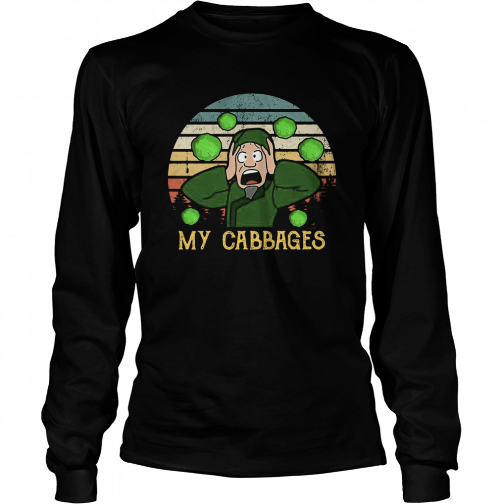 Last Airbender my cabbages vintage  Long Sleeved T-shirt