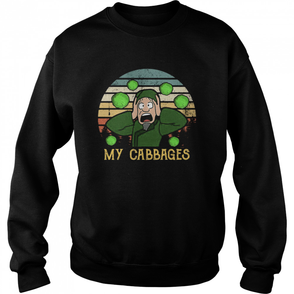 Last Airbender my cabbages vintage  Unisex Sweatshirt