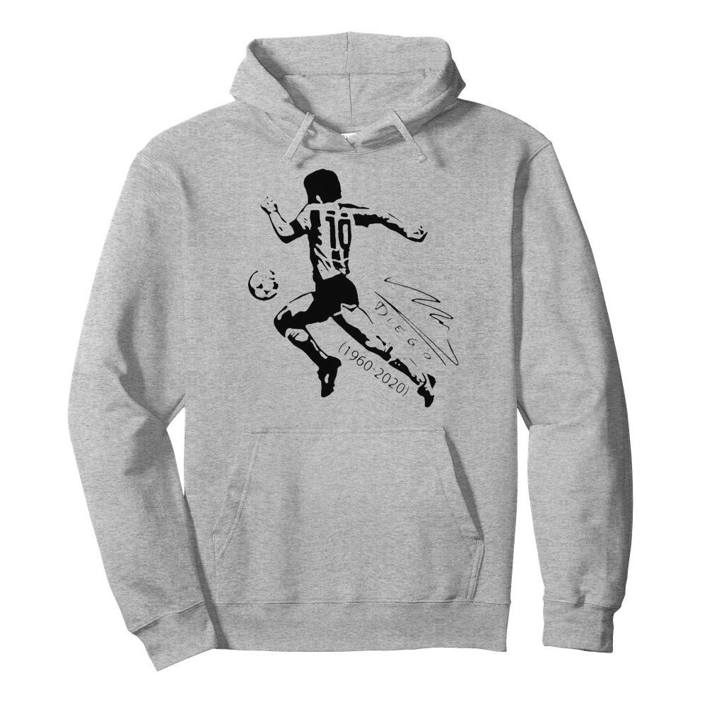 Legend Football Diego Maradona Signuature 1960 2020  Unisex Hoodie