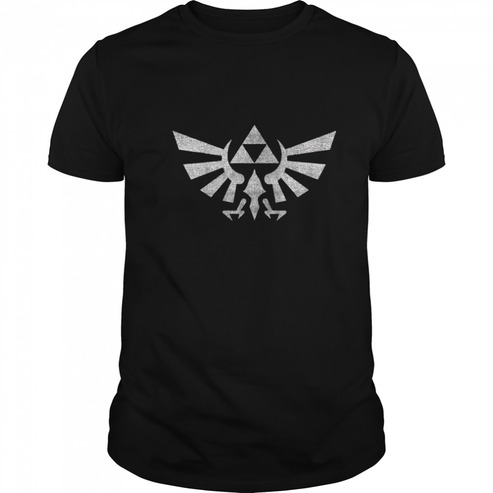 Legend Of Zelda Hyrule Cracked Triforce shirt