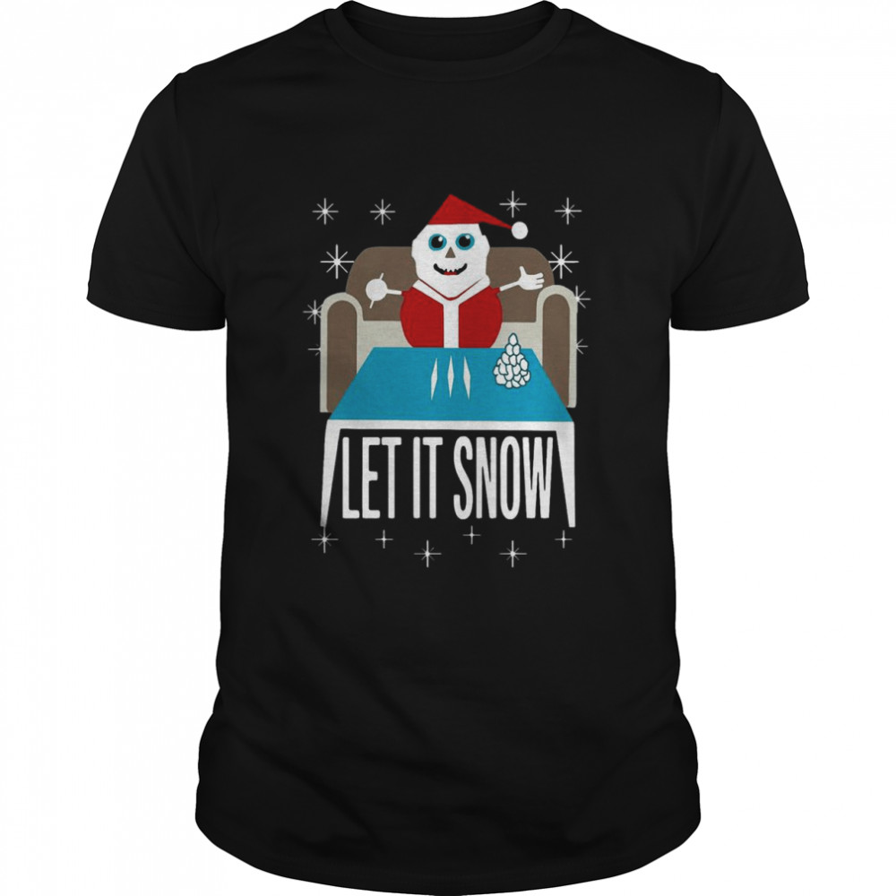 Let It Snow Santa Cocaine Christmas Sweater shirt