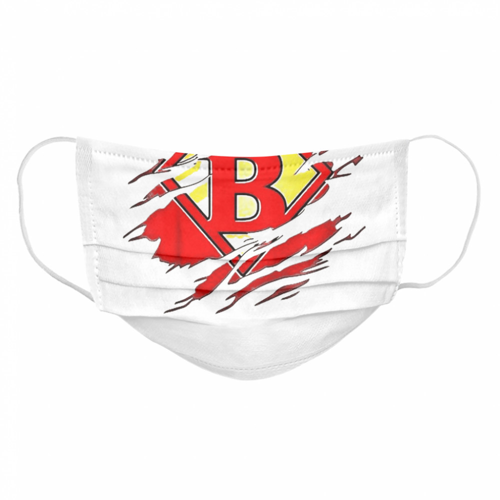 Letter B Name Super Hero Accessories  Cloth Face Mask