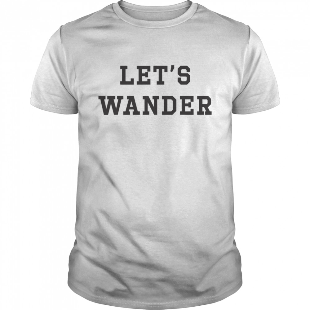 Let’s Wanderlogo shirt