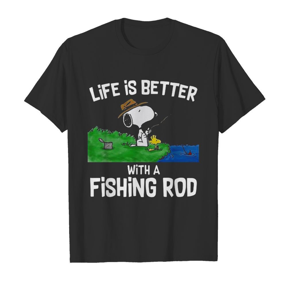 Life Is Better With A Fishing Rod  Classic Men's T-shirt