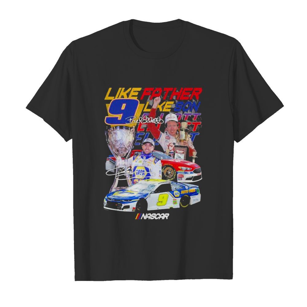 Like Father Like Son Nascar The Cup Signuature  Classic Men's T-shirt