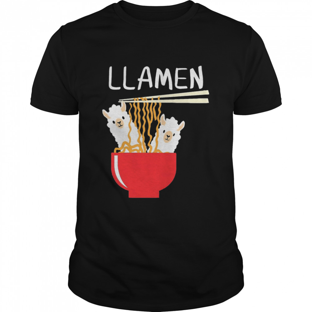 Llama eat llamen shirt