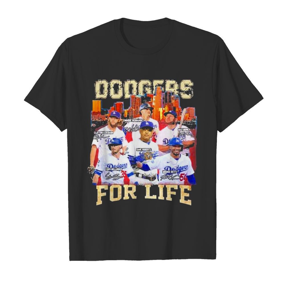 Los Angeles Dodgers Baseball for life signatures  Classic Men's T-shirt