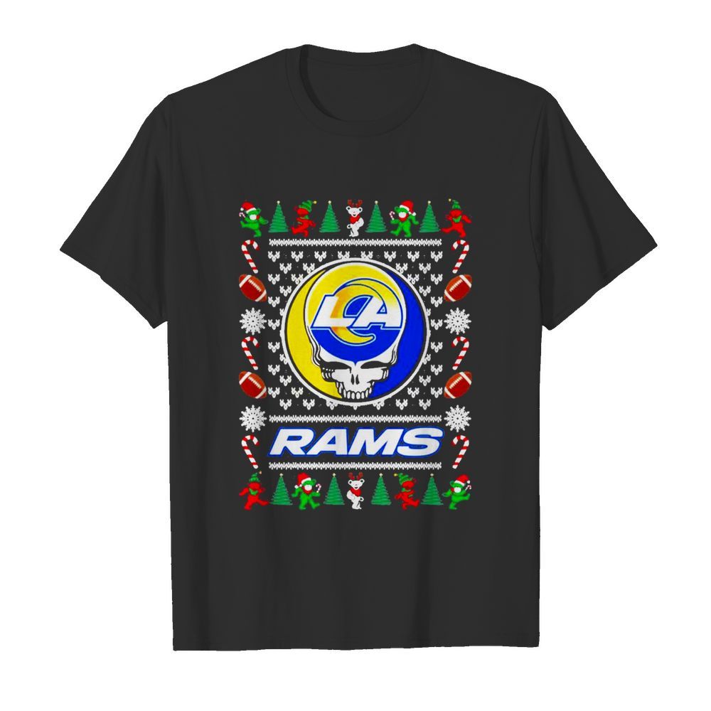 Los angeles rams grateful dead ugly christmas shirt