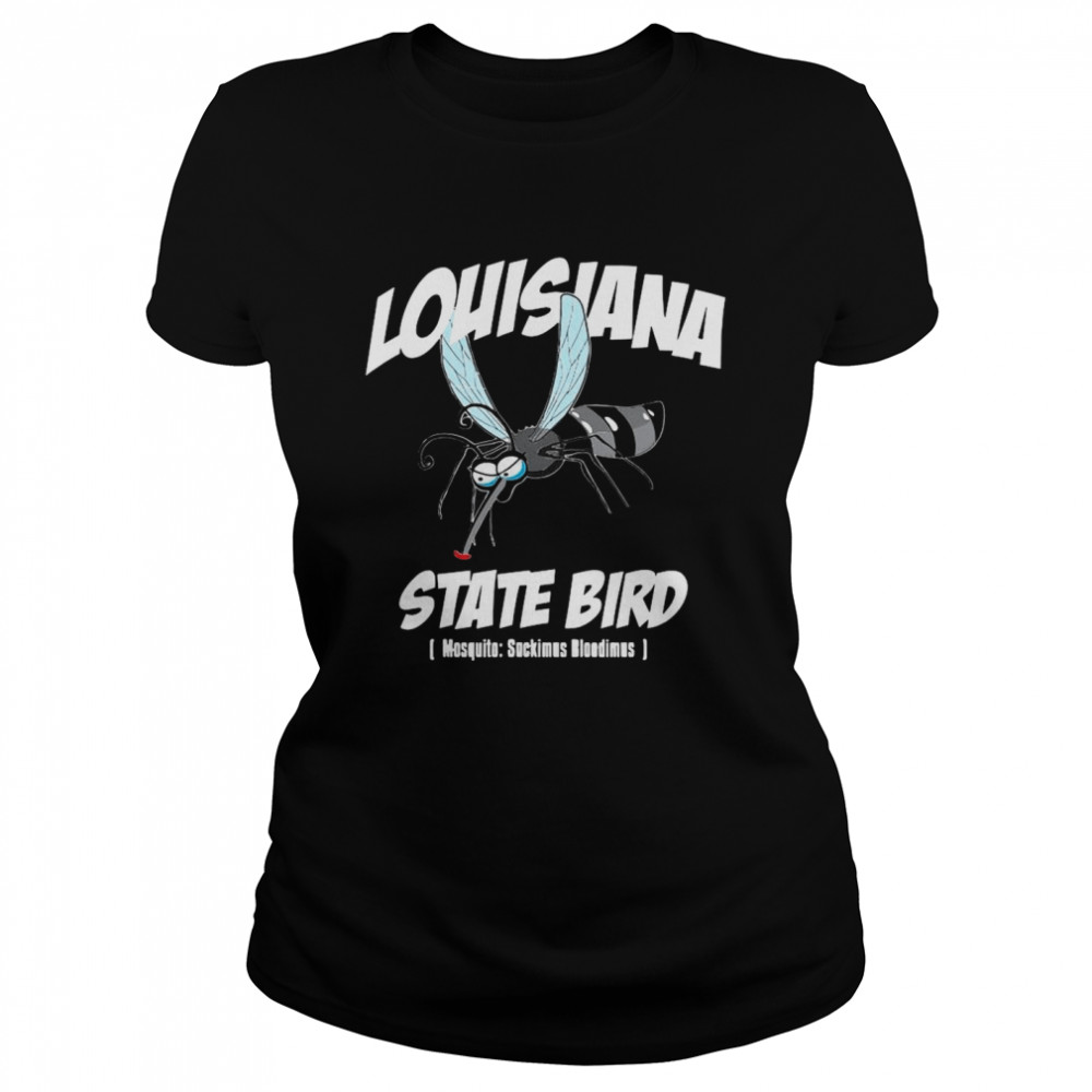 Louisiana State Bird Mosquito Joke  Classic Women's T-shirt