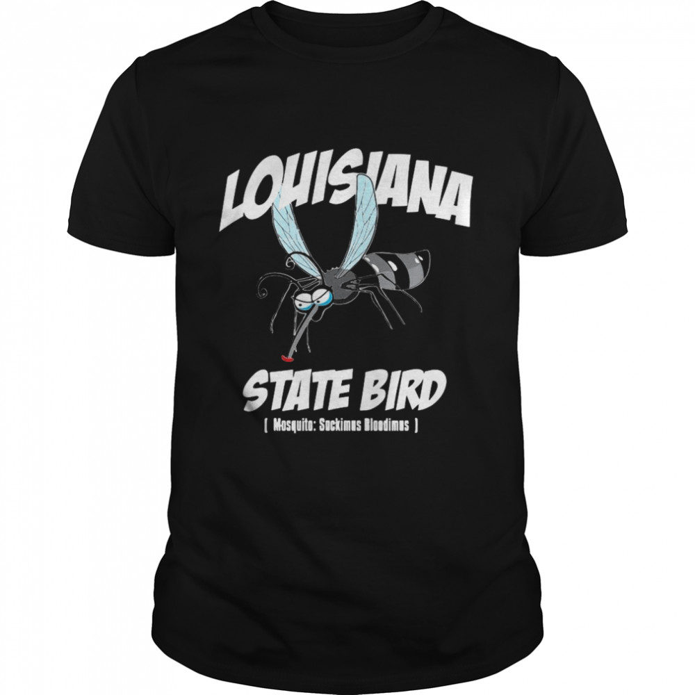 Louisiana State Bird Mosquito Joke  Classic Men's T-shirt