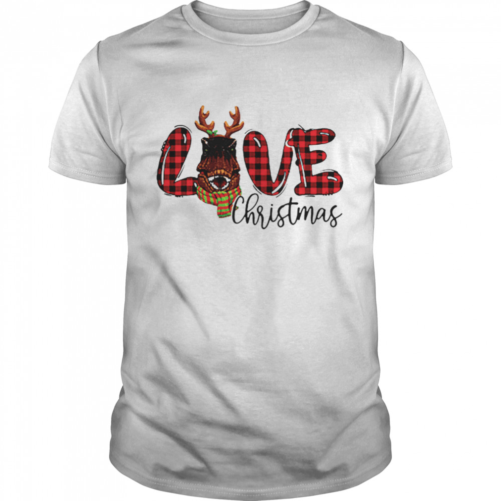 Love Dinosaurs Reindeer Christmas shirt