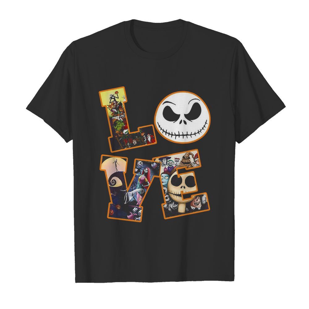 Love Jack Skellington The nightmare before Christmas shirt