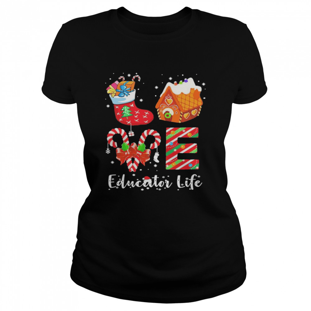 Love Socks House Educator Life  Classic Women's T-shirt