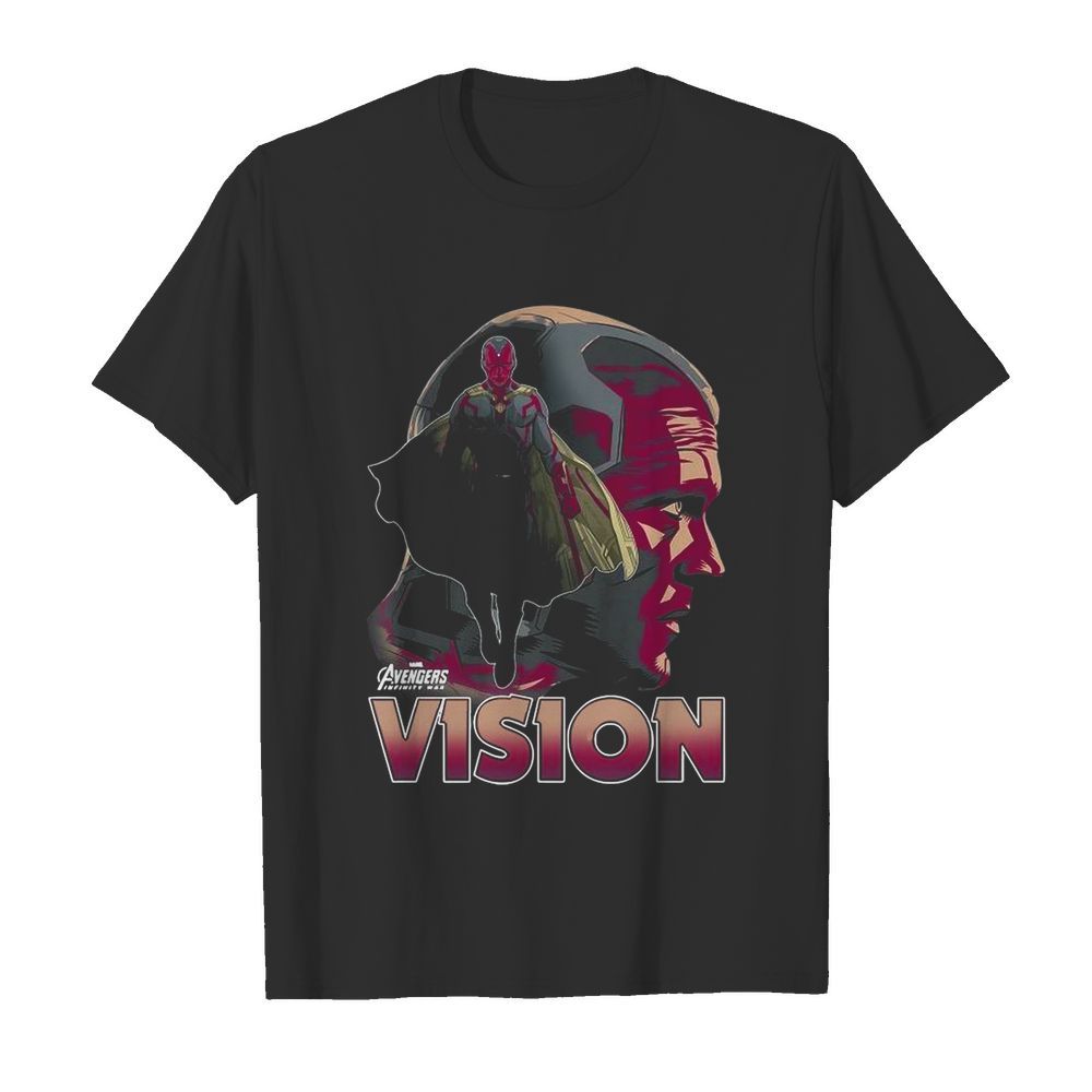 Marvel Infinity War Vision Big Head Profile shirt