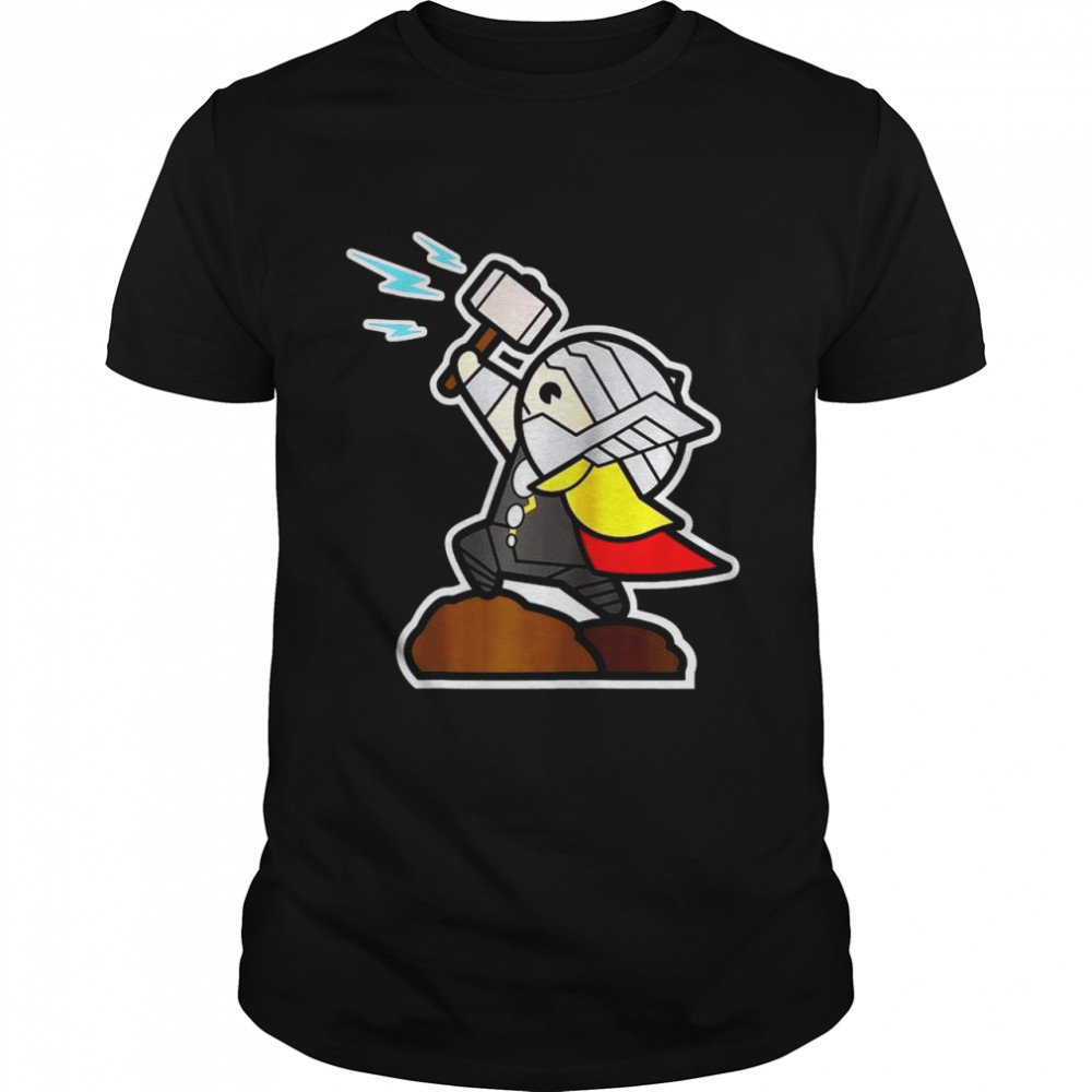 Marvel Thor Kawaii Mjolnir Thunder Summon shirt