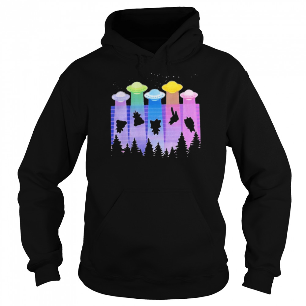 Merch give me space glow in the dark  Unisex Hoodie