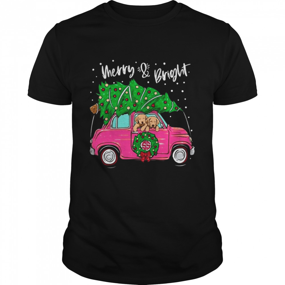 Merry And Bright Pitbull Dog Ugly Christmas shirt