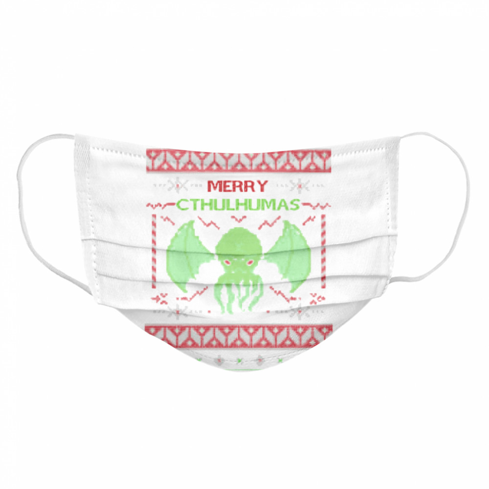 Merry Cthulhumas Ugly Christmas  Cloth Face Mask