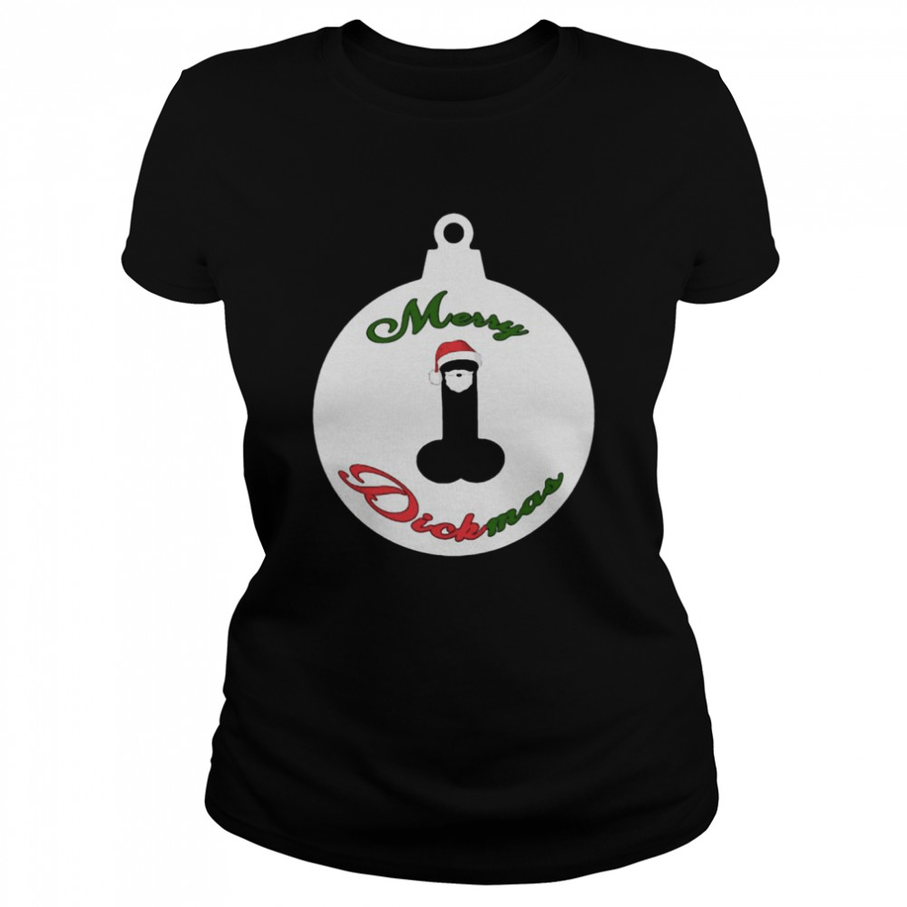 Merry Dickmas Womens Penis Ugly Christmas  Classic Women's T-shirt