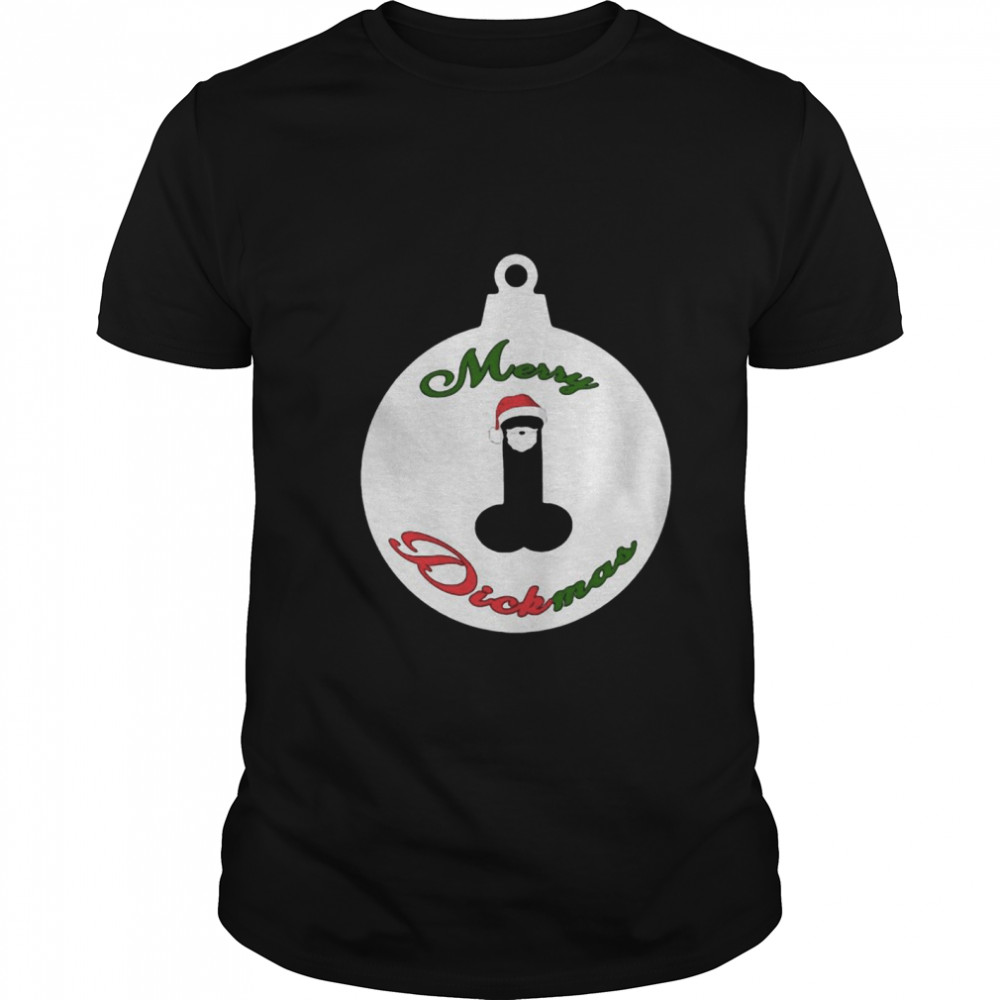 Merry Dickmas Womens Penis Ugly Christmas  Classic Men's T-shirt