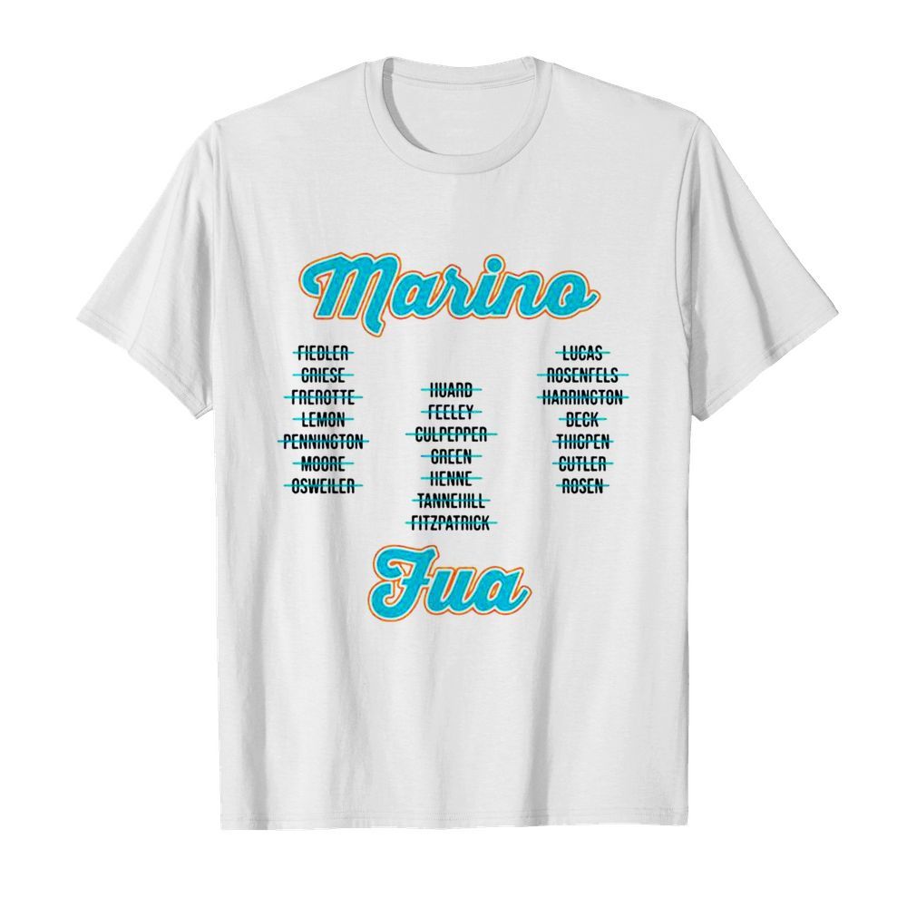 Miami Dolphins from Marino to Tua shirt