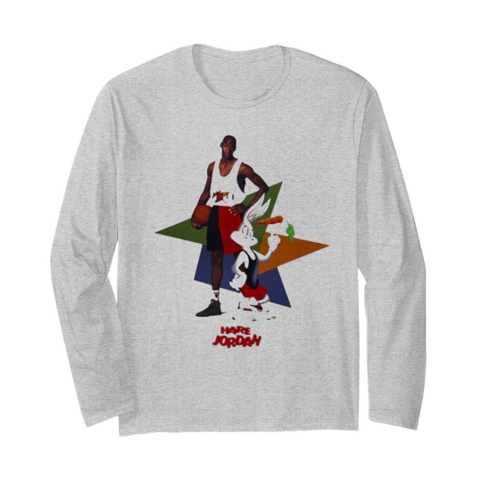 Michael Jordan Hare  Long Sleeved T-shirt 