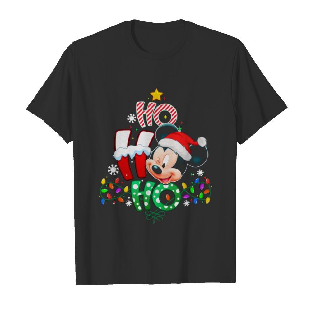 Mickey Disney Ho Ho Ho Christmas  Classic Men's T-shirt