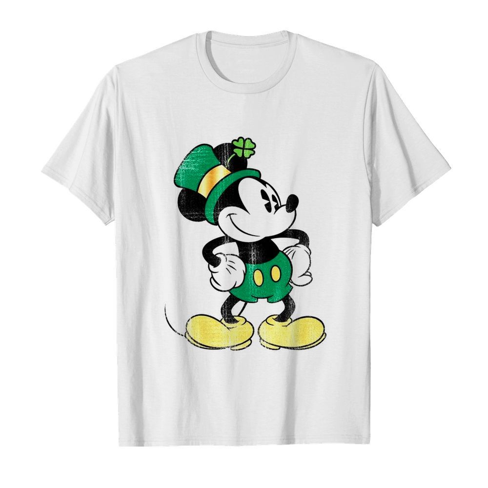 Mickey Mouse Green St Patricks Standing Lucky shirt