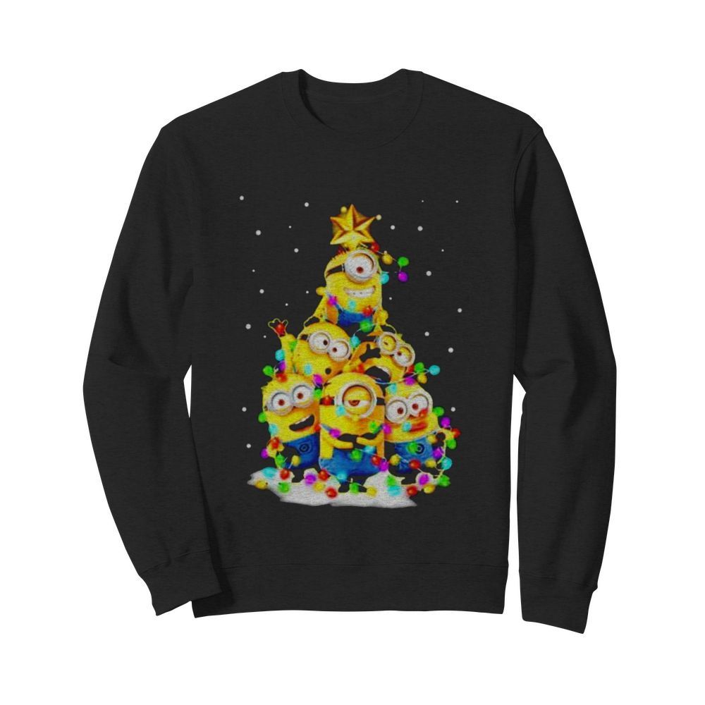 Minions Christmas tree  Unisex Sweatshirt