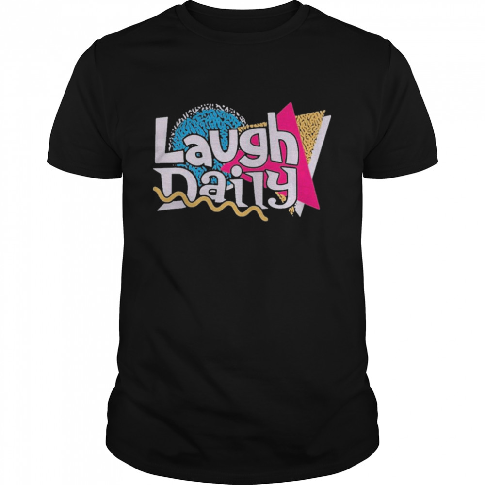 Morejstu merch jstu retro laugh daily shirt