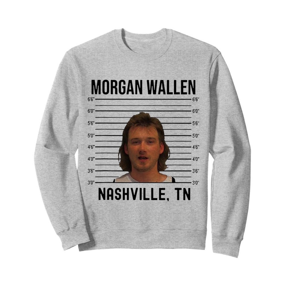 Morgan Wallen Mugshot Funny Country Music Combs Wallen 2020  Unisex Sweatshirt