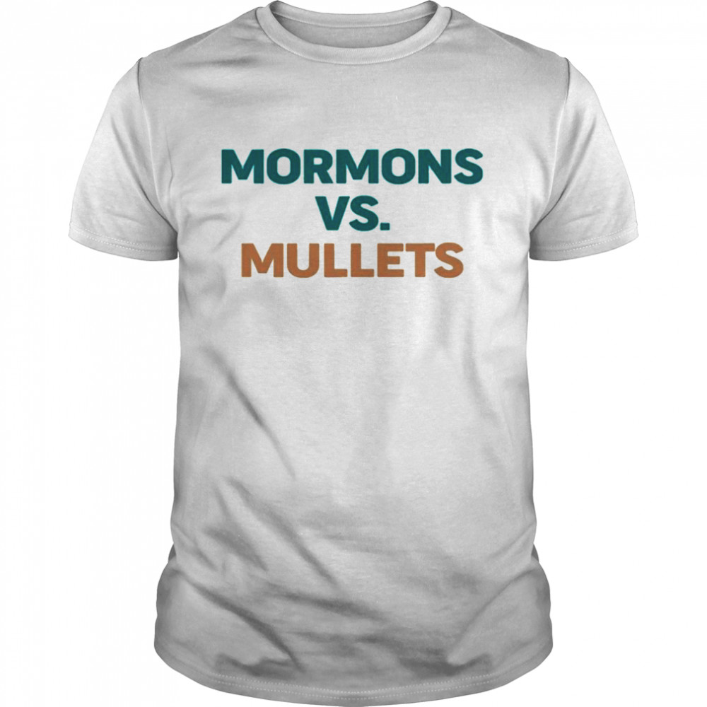 Mormons vs mullets  Classic Men's T-shirt