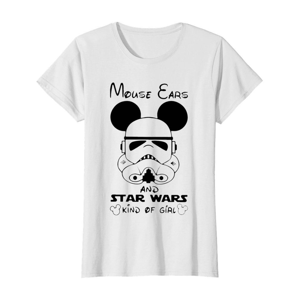 Mouse Ears and Star Wars kind of girl  Classic Women's T-shirt