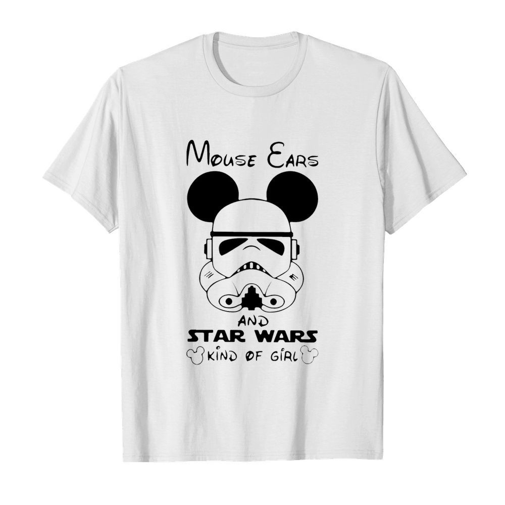 Mouse Ears and Star Wars kind of girl  Classic Men's T-shirt