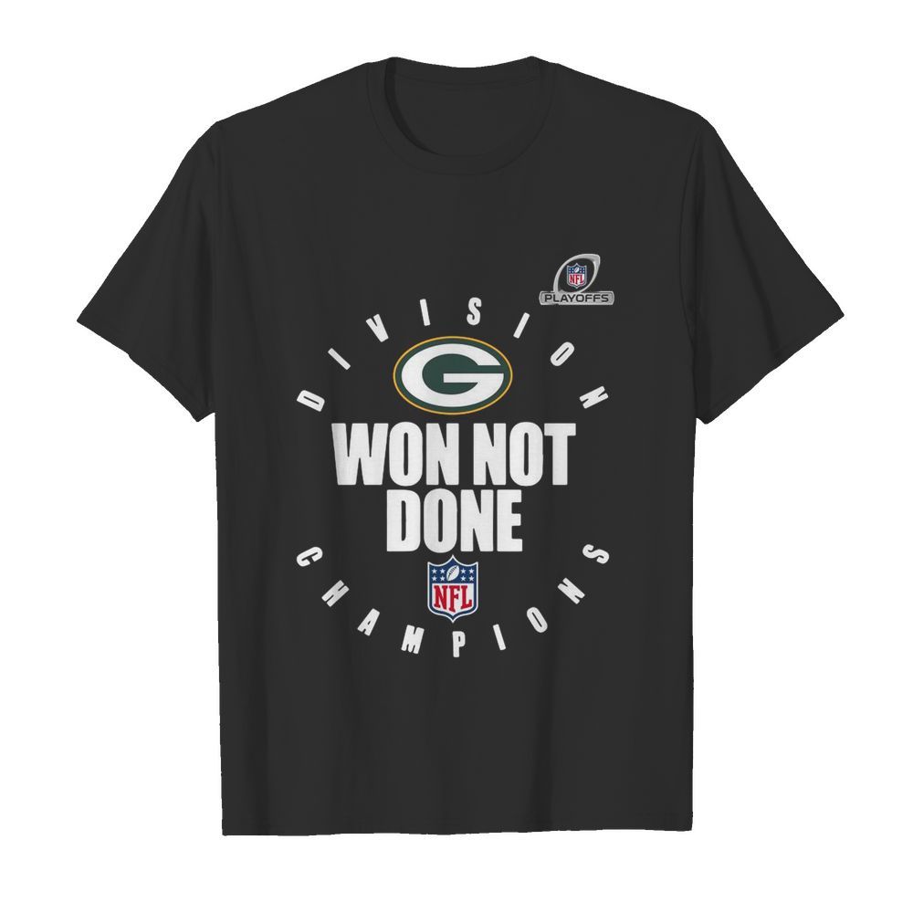 Nfl Playoffs 2020 Won Not Done Division Champions Green Packers shirt