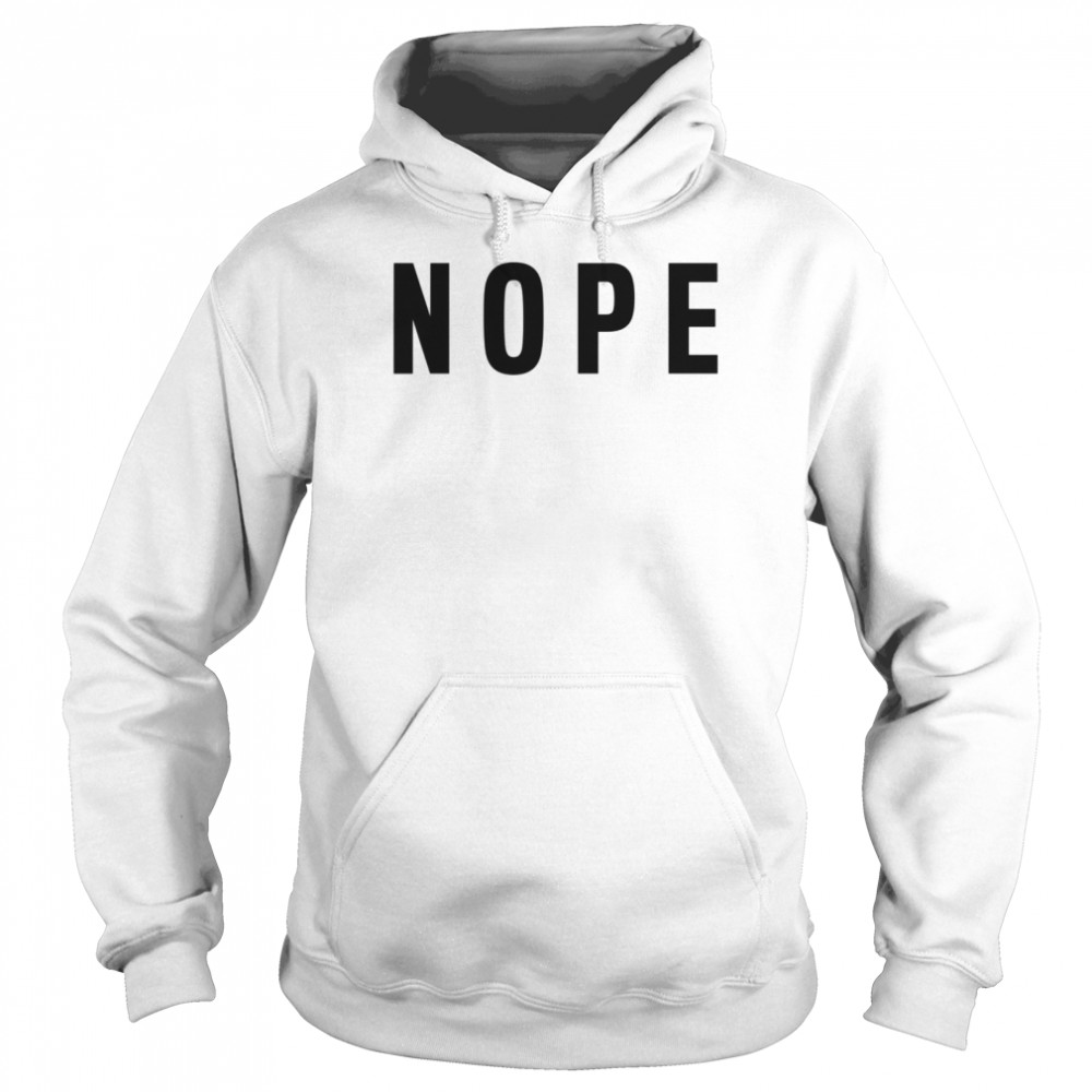 Nope Grumpy Attitude for Dad  Unisex Hoodie