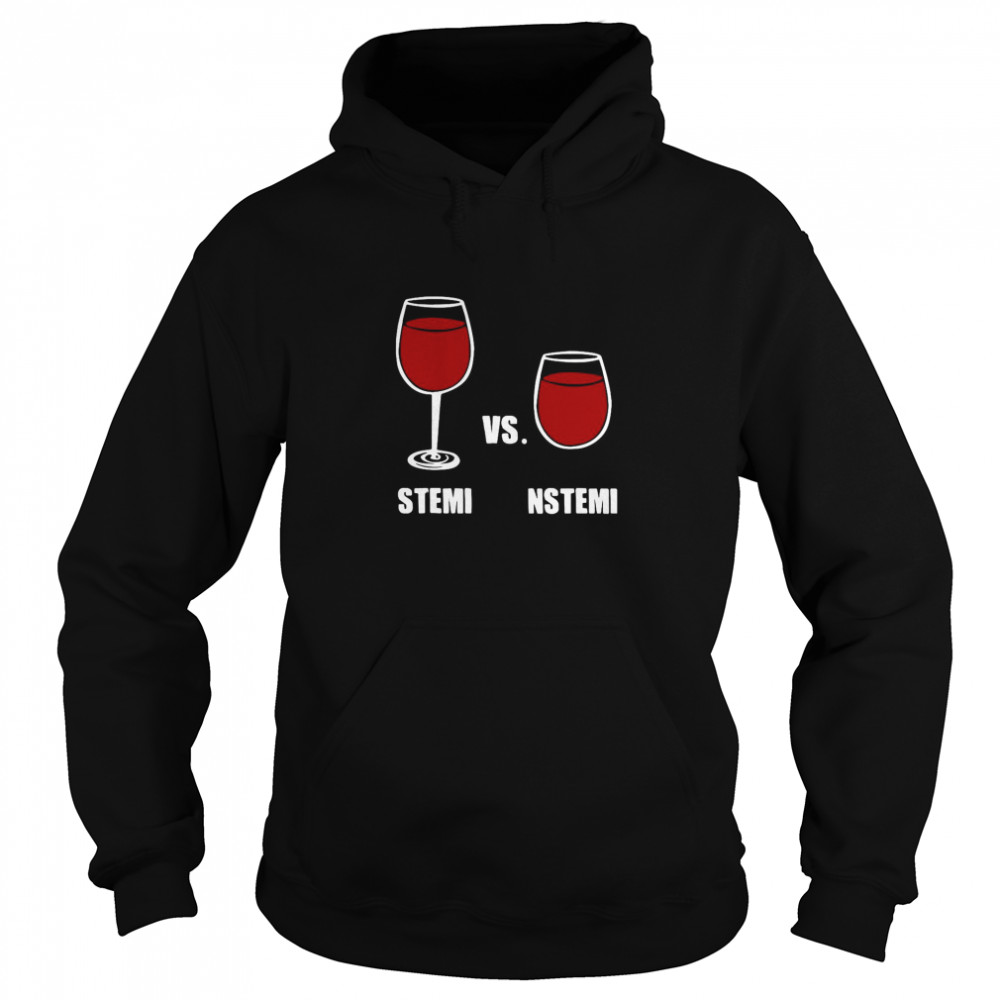 Nurse Anesthesia Humor Stemi Vs. Nstemi  Unisex Hoodie