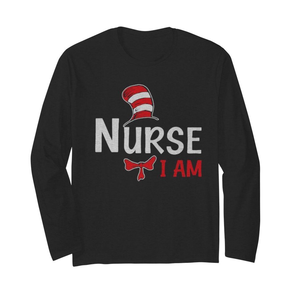 Nurse I Am Red Bow Christmas  Long Sleeved T-shirt 