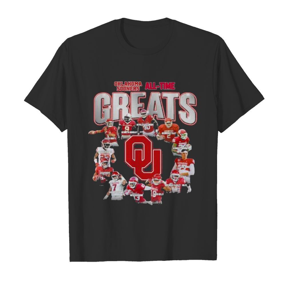 Oklahoma Sooners All Time Greats Player Team Football shirt