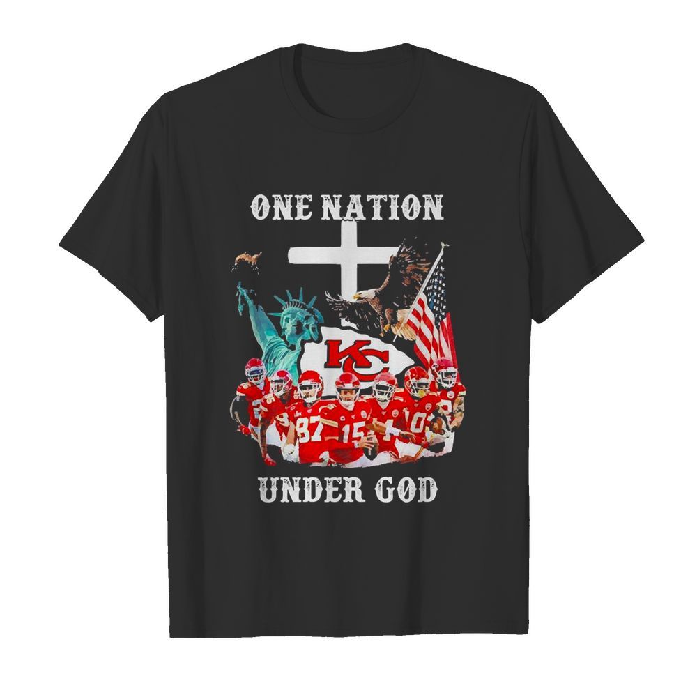 One Nation Chiefs Kansas City Under God shirt