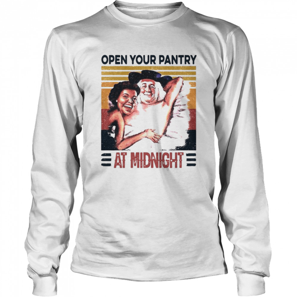 Open Your Pantry At Midnight Vintage  Long Sleeved T-shirt