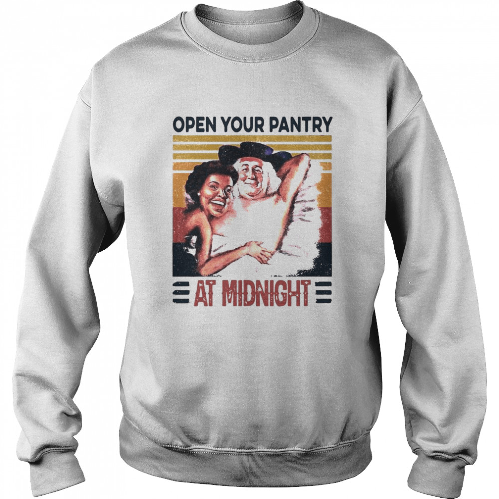 Open Your Pantry At Midnight Vintage  Unisex Sweatshirt