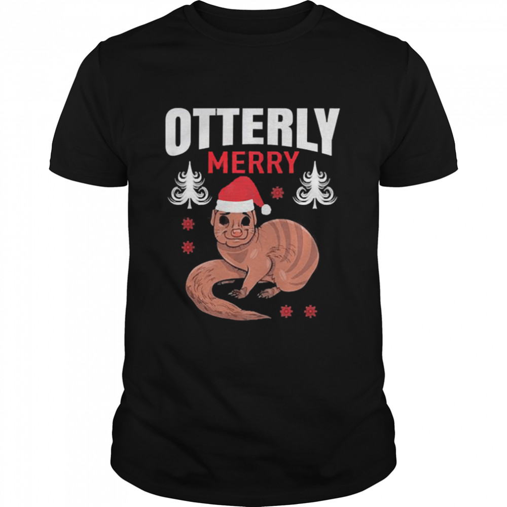 Otterly Santa Merry christmas  Classic Men's T-shirt