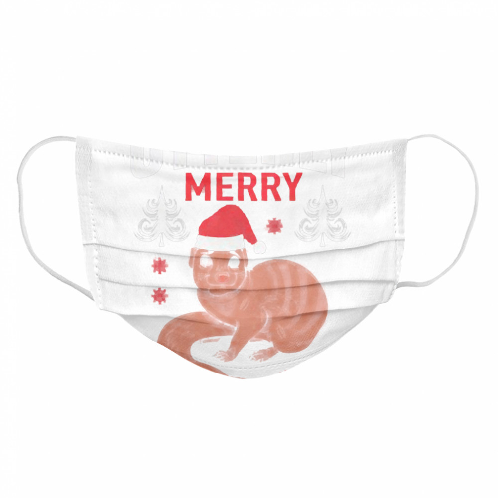 Otterly Santa Merry christmas  Cloth Face Mask