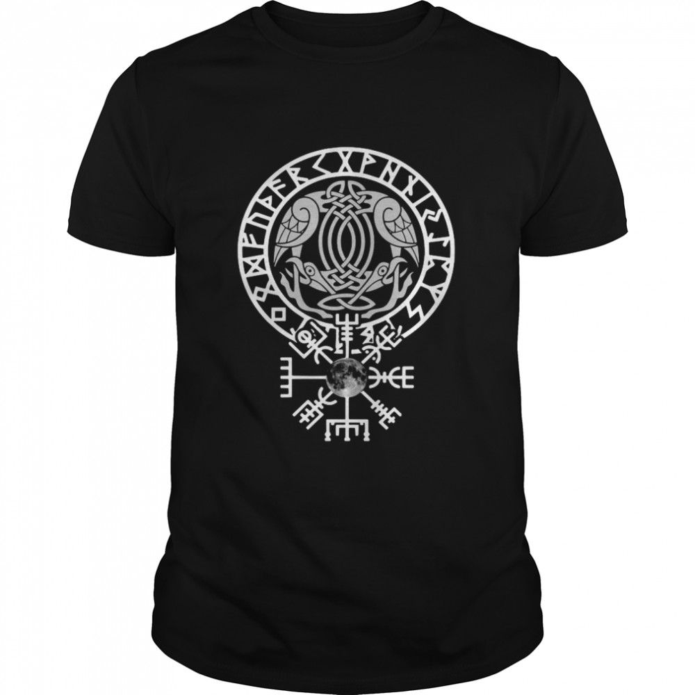 Pagan Norse Gift Design For Crow Fans Pullover shirt