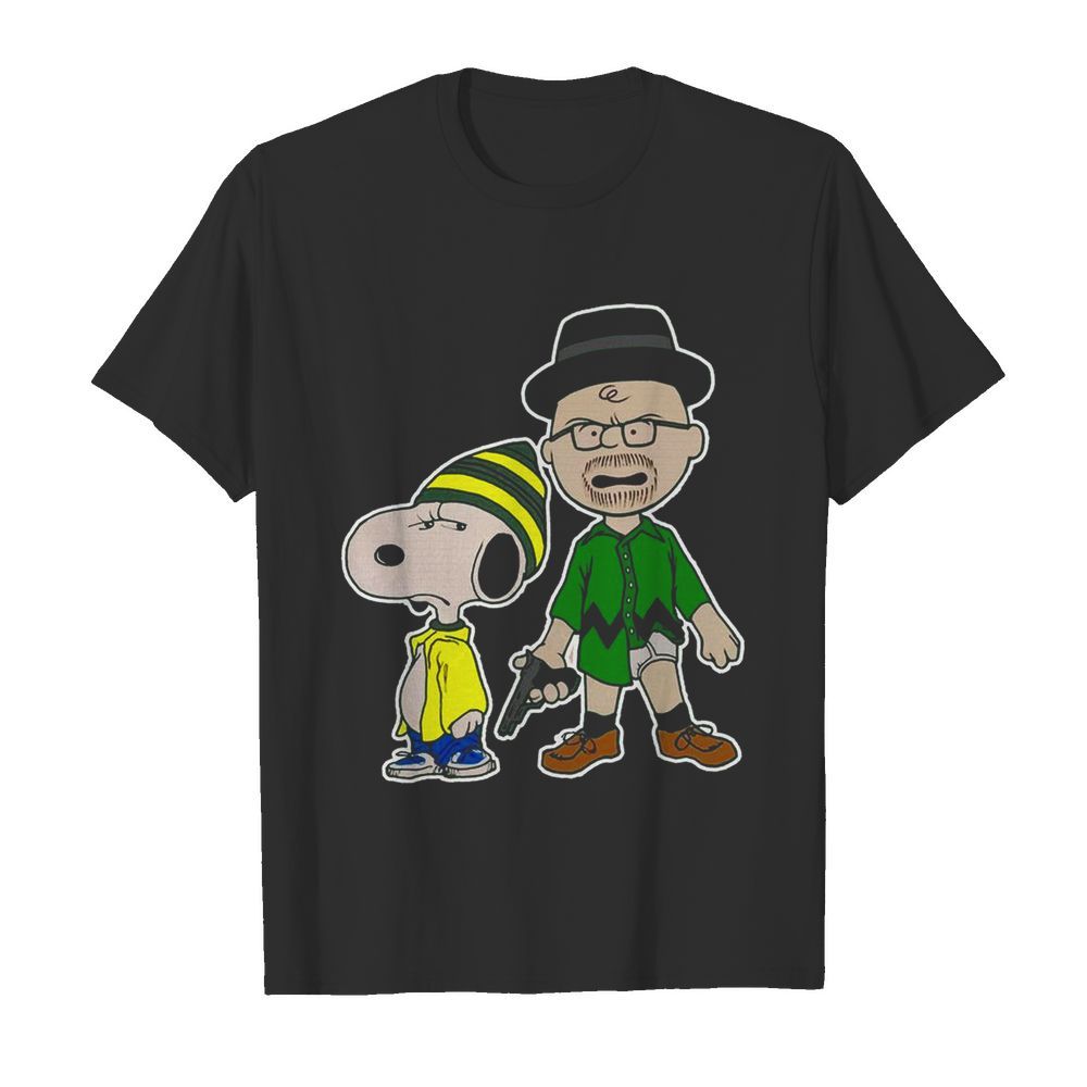 Peanuts Snoopy breaking bad shirt