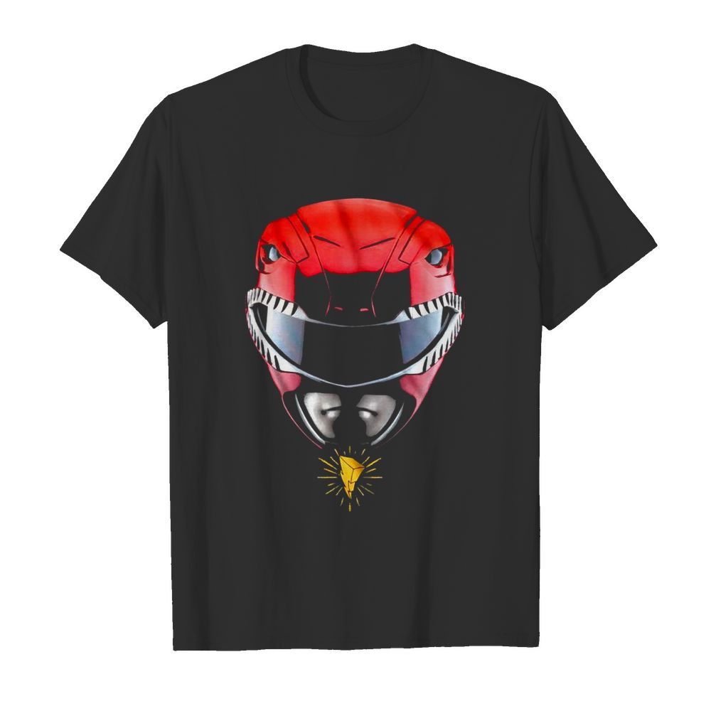 Power Rangers Red Mmpr Famous Helmet Soft shirt