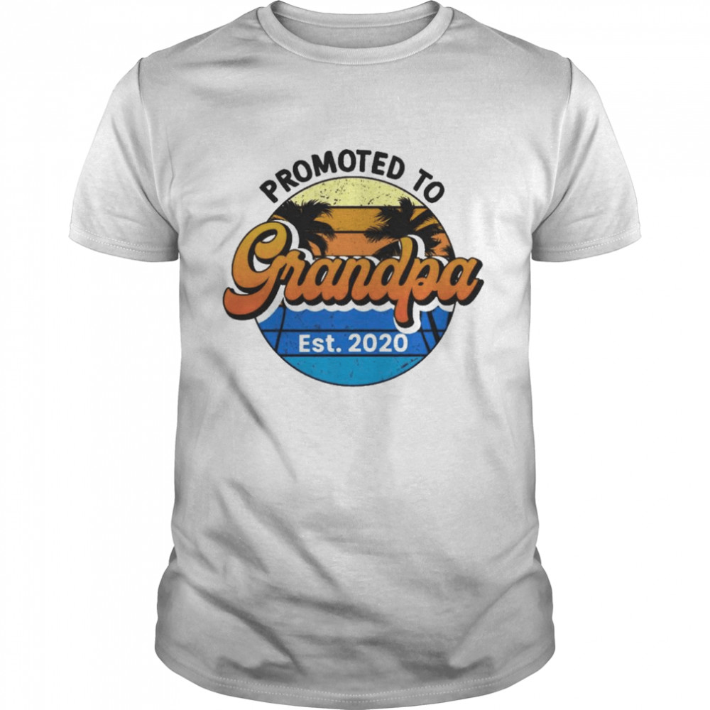 Promoted to grandpa 2020 shirt